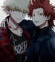 Kirishima and Bakugo