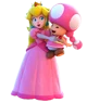 Peach and toadette