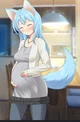 Pregnant wolf girl