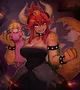 Bowsette and Peach