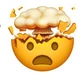 Exploding head emoji