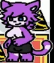 Purple cat girl koli