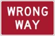 Wrong way