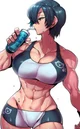 Friends muscular mom