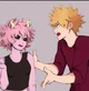 Mina and bakugo