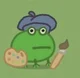 artistic frog