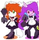 Lilac and Milla maid