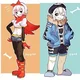 GirlPapyrus and Sans