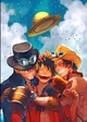 Ace  and Sabo Luffy 