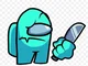 Among us cyan imp