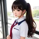 Cute school girl