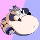 Fat Silver Wolf