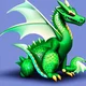 Greeny the dragon