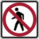 No pedestrian
