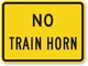 No train horn