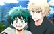 Deku and bakugo