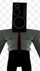 Large speaker man