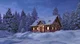cabin in the snow