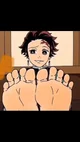 Tanjiro feet