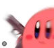 Kirby with gun