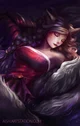 Ahri sleeping