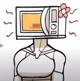 Microwave girl