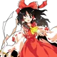 Reimu on the phone