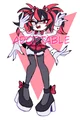 Black pink spider