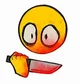 silly knife person