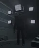 Large tv man