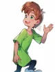 Anime kid shaggy
