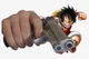 Luffy with a gun