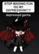 emo depressed gacha 