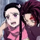 Nezuko and Tanjiro