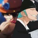 Ace and Zoro