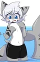 Diapered shark colin