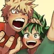 Deku and Bakugou 