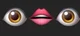 Eye lip eye