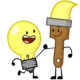 Lightbulb And Painty