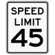 Speed limit 45
