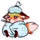 Fox with a cold