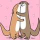 Otters in Love