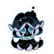 Squid ink cookie