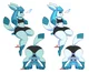 Anthro Glaceon