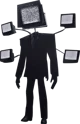 Large tv man