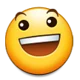 Old grinning emoji 