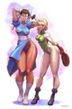 Cammy and chun li