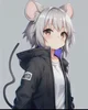 Shy mouse girl