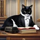 A lawyer cat 
