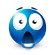 Blue Emoji